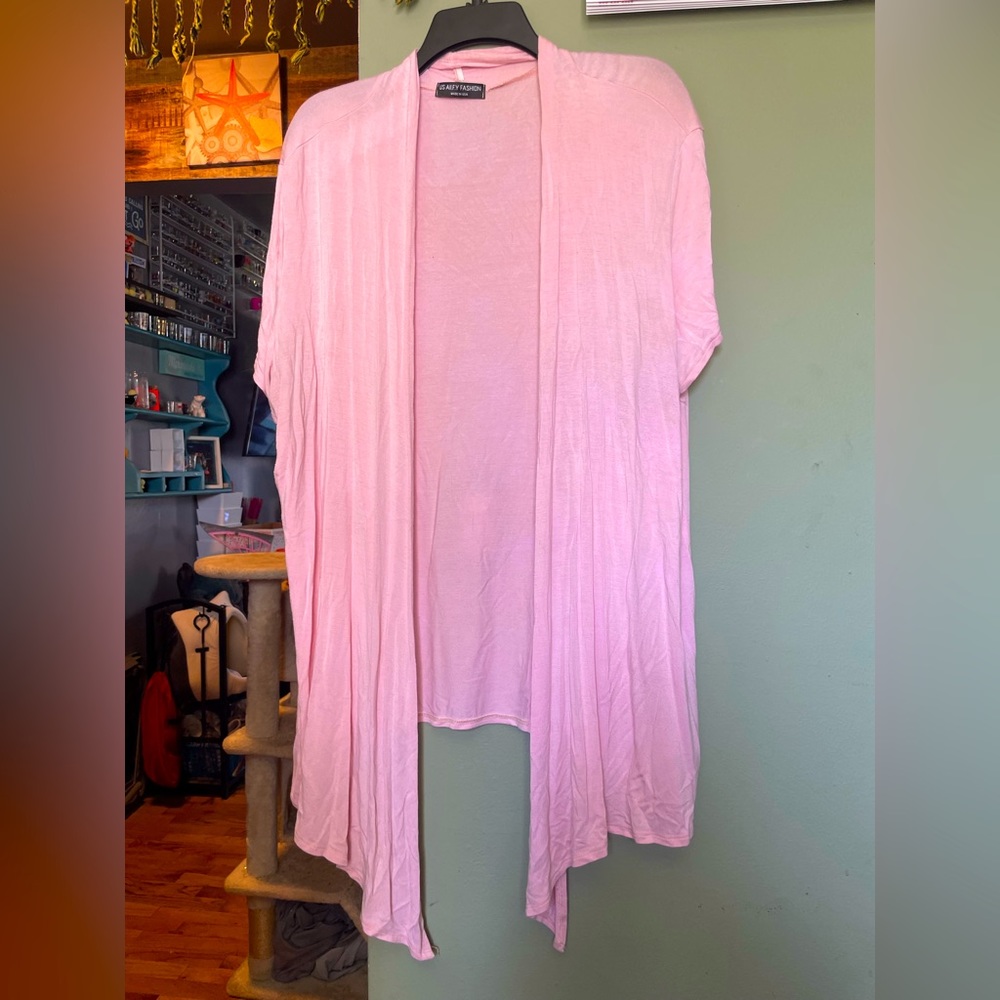 Short sleeve cardigan